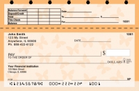 Butterfly Top Stub Personal Checks