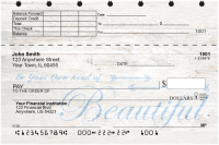 Words of Wisdom Top Stub Personal Checks