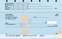 Pop of Flowers Top Stub Personal Checks
