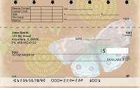 Beautiful Butterflies Top Stub Personal Checks