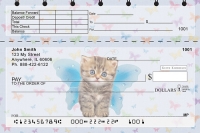 More Cats Wing Top Stub Personal Checks by Keith Kimberlin
