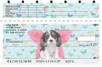 Dogs Wings Top Stub Personal Checks by Keith Kimberlin