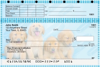 Golden Retriever Pups Keith Kimberlin Top Stub Personal Checks