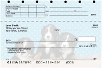 Bernese Mountain Dog Pup Keith Kimberlin Top Stub Personal Checks