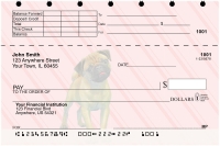 Pug Pups Keith Kimberlin Top Stub Personal Checks