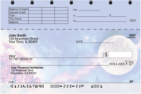 Celestial Moons Top Stub Personal Checks