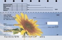 Sunflowers Top Stub Personal Checks