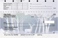 Silent Snowscapes Top Stub Personal Checks