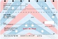 Red, White and Blue Top Stub Personal Checks