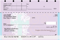Live with Love Top Stub Personal Checks