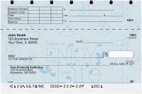 Vintage Sayings Top Stub Personal Checks