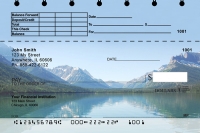 Mountain Lake Reflections Top Stub Personal Checks