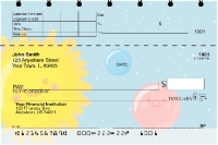 Happy Solar System Top Stub Personal Checks