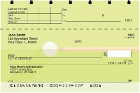 Pocket Billiards Top Stub Personal Checks