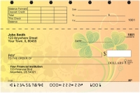 Shamrock Shuffle Top Stub Personal Checks