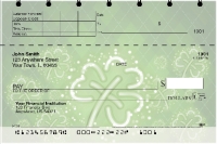 St. Patrick\'s Day Top Stub Personal Checks