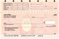 Merry Memories Top Stub Personal Checks
