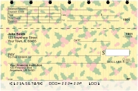 Iconic Christmas Top Stub Personal Checks
