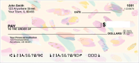 Abstract Feathers Personal Checks by EttaVee